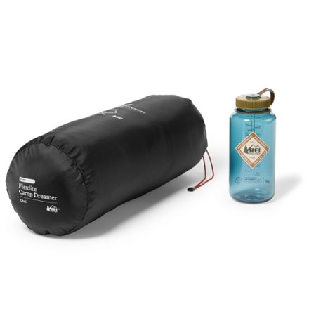 REI Co-op Flexlite Camp Dreamer Chair 32 fl oz. water bottle not included