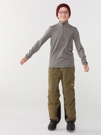 REI Co-op Midweight Base Layer Zip-Neck Top - Kids' 3