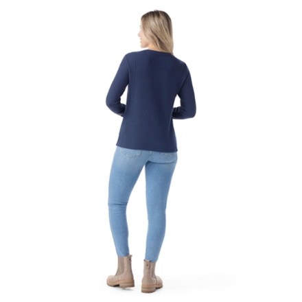 Smartwool Waffle Long-Sleeve Henley Shirt - Women's 2