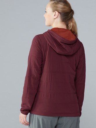 north face red sweatshirt