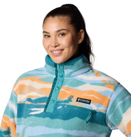 Columbia Helvetia II Cropped Half-Snap Fleece Pullover - Women's 4