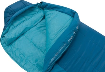 Sea to Summit Venture VtII 23 Sleeping Bag - Women's Top view (Aegean/Carribean)