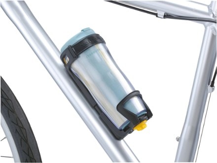 Topeak Modula Java Cage Shown on bike with 16 oz tumbler (tumbler not included) (Black)