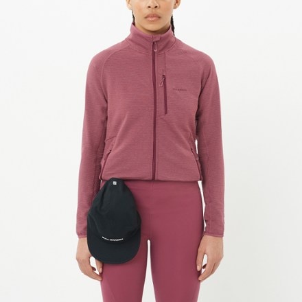 Salomon Essential Lightwarm Full-Zip Fleece Jacket - Women's 1