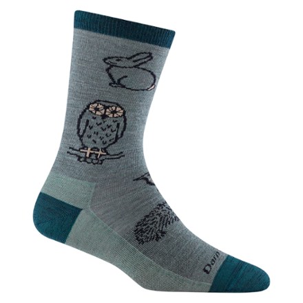 Darn Tough Woodland Creatures Crew Lightweight Lifestyle Socks - Women's 0