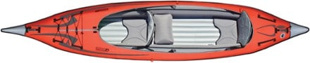 Advanced Elements AdvancedFrame Convertible Sit-In Tandem Inflatable Touring Kayak with Pump - 15' 1