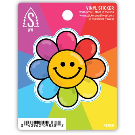 Stickers Northwest Flower Smiley Sticker 0