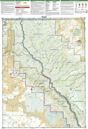 National Geographic Cowdrey/North Sand Hills Trail Map 1