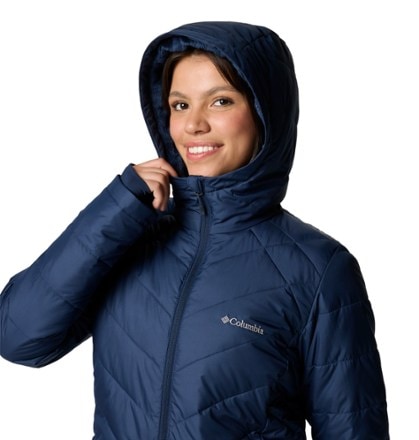 Columbia Heavenly Long Hooded Insulated Jacket - Women's 8