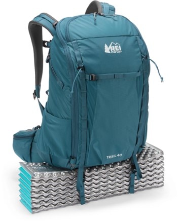 REI Co-op Trail 40 Pack - Men's Exterior side pockets & adaptable Packmod compression (Items sold separately)