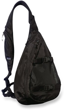 black patagonia sling bag