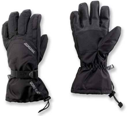 black snow gloves