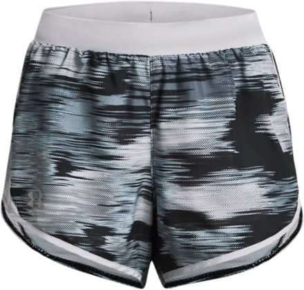 Under Armour Fly-By 2.0 Printed Shorts - Women's 0