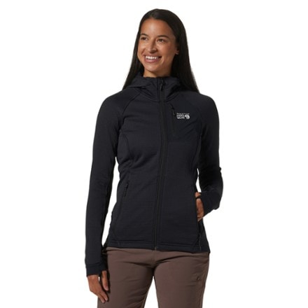 Mountain Hardwear Polartec Power Grid Full-Zip Fleece Hoodie - Women's 0