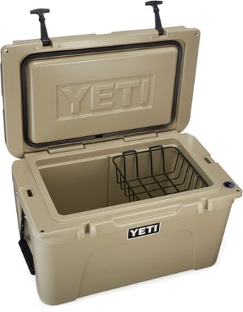 YETI Tundra 45 Cooler Open (Tan)