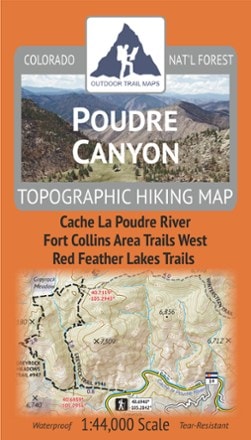 Outdoor Trail Maps Poudre Canyon Map 0