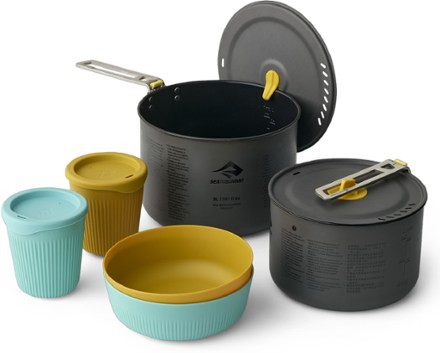 Sea to Summit Frontier Ultralight Two Pot 6-Piece Cookset 0