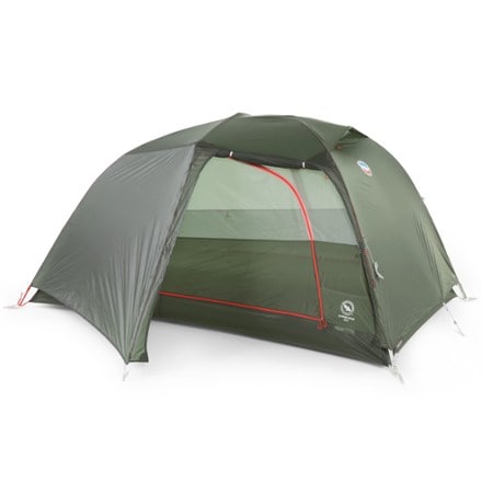 Big Agnes Copper Spur UL2 Tent 3/4 front view with rainfly