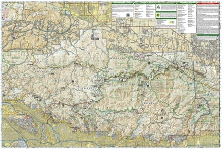 National Geographic Angeles National Forest Topographic Map 2