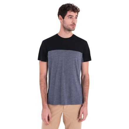 Icebreaker Merino Blend 125 Cool-Lite Sphere Color Block T-Shirt - Men's 0