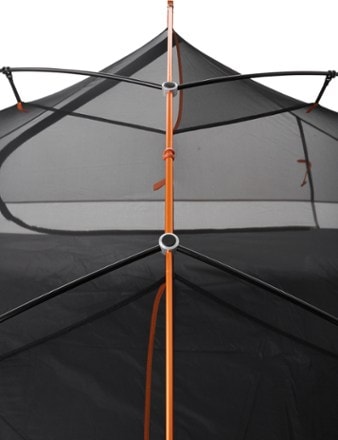 REI Co-op Half Dome SL 2+ Tent with Footprint Pole structure (Orange Ochre)