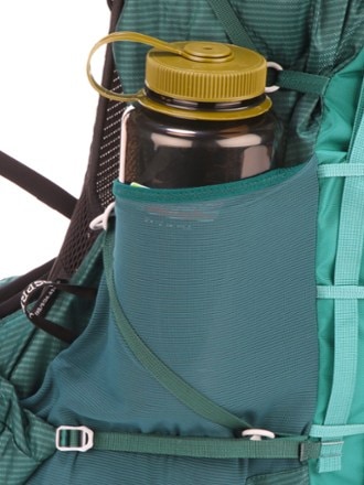 Osprey Eja 58 Pack - Women's Water bottle pocket (Water bottle sold separately)