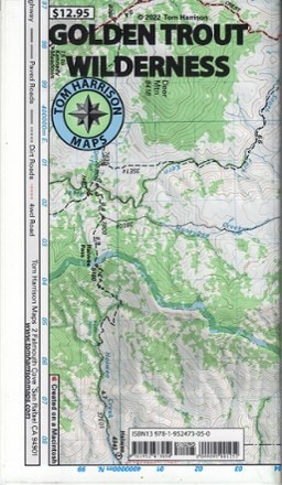 Tom Harrison Cartography Golden Trout Wilderness Map - 2022 Edition 0