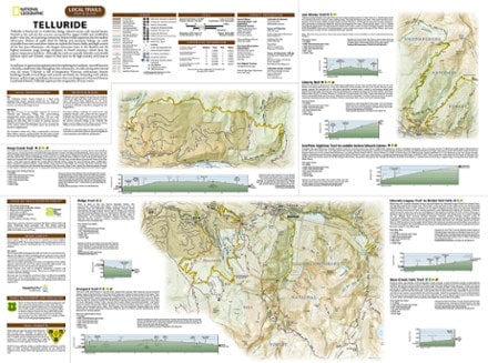 National Geographic Telluride Local Trails Map & Guide 1