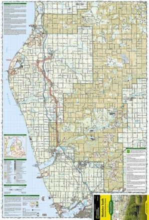 National Geographic Manistee South Topographic Map 1