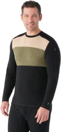 Smartwool Classic Thermal Merino Colorblock Base Layer Crew Top - Men's 1