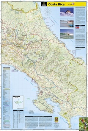 National Geographic Costa Rica Adventure Map 2