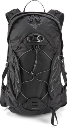 Osprey Talon 11 Pack - Men's Back view (Stealth Black)