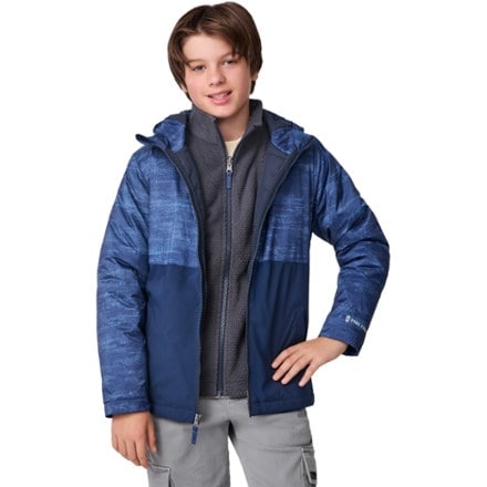 Free Country Systems 3-in-1 Jacket with Brick Fleece - Boys' 6