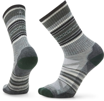 Smartwool Outdoor Light Cushion Stripe Crew Socks 0