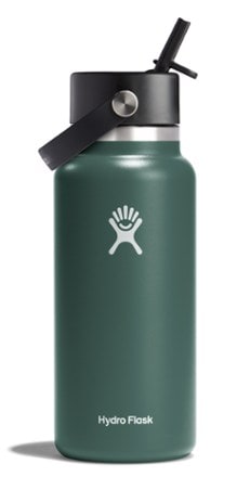 Hydro Flask Wide-Mouth Vacuum Water Bottle with Flex Straw Cap - 32 fl. oz. 0