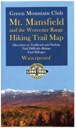 Green Mountain Club Mt. Mansfield and the Worcester Range Hiking Trail Map 0