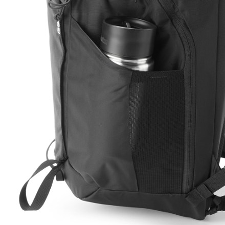 REI Co-op Ruckpack 30 Pack Water bottle pocket (Water bottle sold separately)