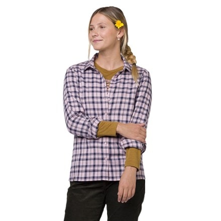 Salewa Fanes Flannel 5 PL Long-Sleeve Shirt - Women's 1