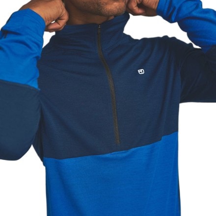 Ortovox 185 Rock'N'Wool Zip Neck Base Layer Top - Men's 3
