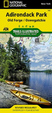 National Geographic Adirondack Park: Old Forge / Oswegatchie Topographic Map 0