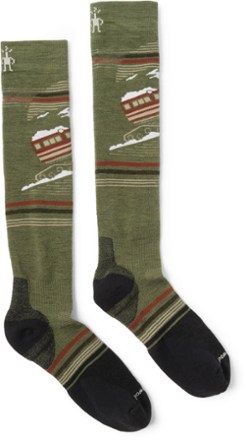 Smartwool Snowboard Targeted Cushion Piste Machine Over The Calf Socks - Men's 0