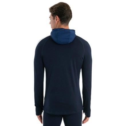 Icebreaker Merino 200 Sonebula Long-Sleeve Half-Zip Hood Base Layer Top - Men's 2