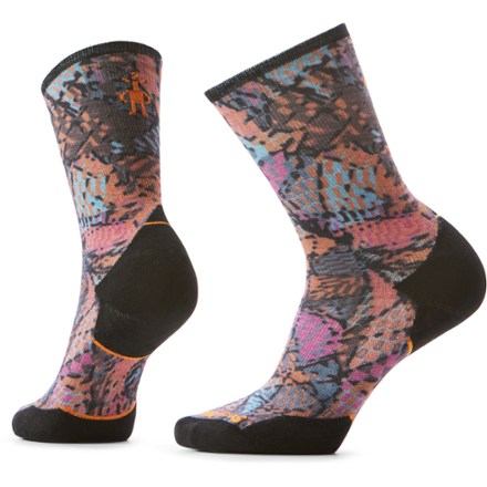 Smartwool Trail Run Targeted Cushion Triangle Prism Print Crew Socks - Women's 0