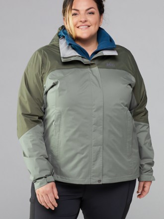 plus size women's rain jackets