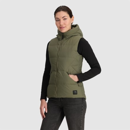 Outdoor Research Coze Hooded Down Vest - Women's 1