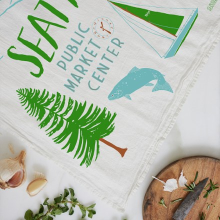 Claudia Pearson Seattle Tea Towel 4