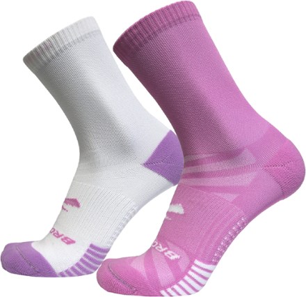 Brooks Ghost Lite Crew Socks - 2 Pairs 0