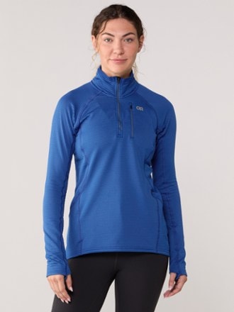 Outdoor Research Vigor Grid Fleece Quarter-Zip Pullover - Women's 1