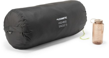 Dometic Highrise 15 Self-Inflating Mattress - Single Stuff sack (32 fl. oz. bottle not included)