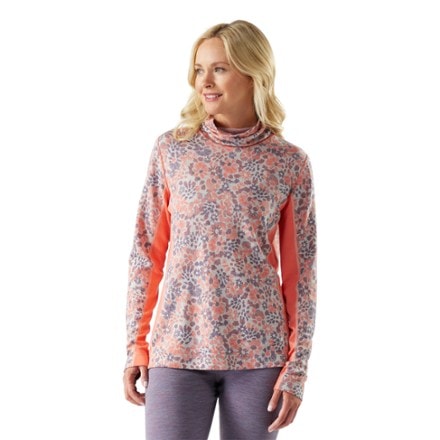 Smartwool Classic Thermal Merino Mock Neck Base Layer Top - Women's 1